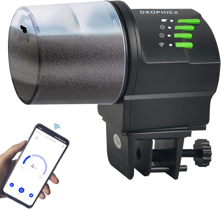 Automatic Fish Feeder Food Dispenser Vacation Fish Feeder Powered by Battery and USB for Aquarium and Turtle Tank