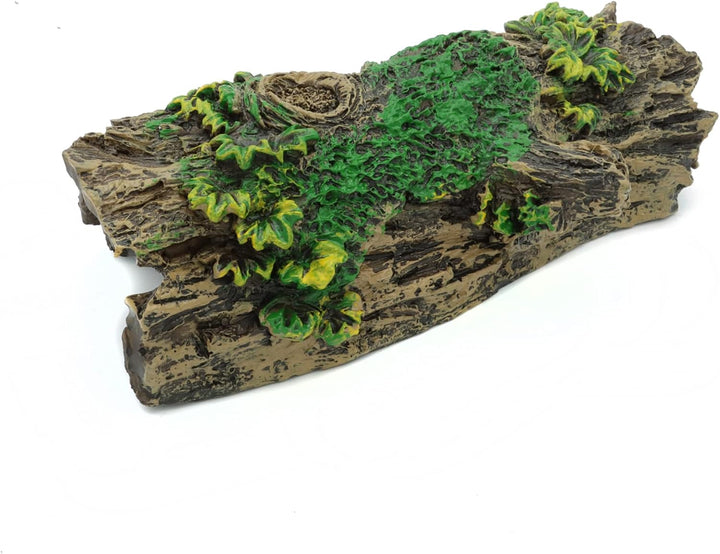 Aquarium Decorations Resin Hollow Tree Trunk Ornament, Bettas House Cave Wood House Decor for Fish Tank (HS-SP207)