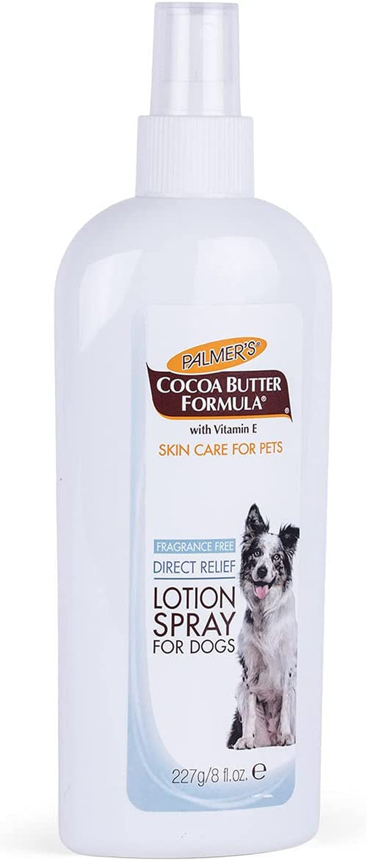for Pets Cocoa Butter Formula Direct Relief Lotion Spray for Dogs with Vitamin E | Fragrance Free Dog Lotion for Dry Itchy Skin Spray on Lotion for Dogs - 8 Oz (FF15584)