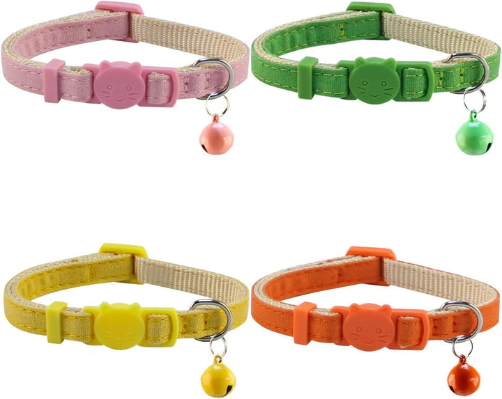Cat Collars with Bells, Breakaway Kitten Collar, Cute Kitty Collar, Pet Supplies Accessories