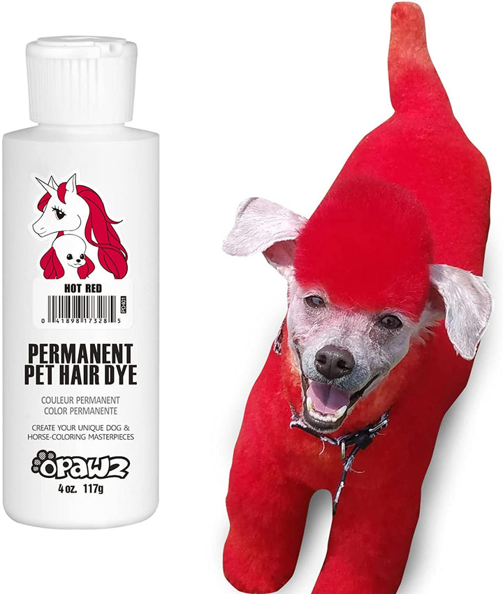 Permanent Dog Hair Dye, Pet Hair Dye Safely Used by Grooming Salons for a Decade, Pet Safe Dye Lasts over 20 Washes, Bright Color for Dogs and Horses (Adrian Pink)