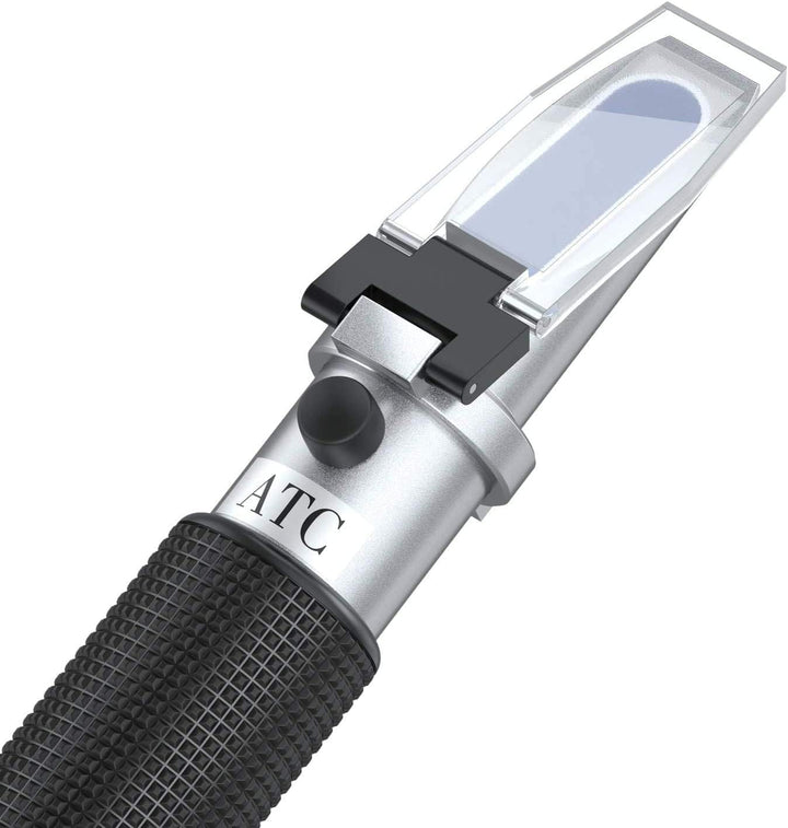 Salinity Refractometer Saltwater Aquarium for Seawater, Pool, Tank, Marine, Fishkeeping, 0-100PPT & 1.000-1.070 Salinity Tester with ATC Function Salinity Hydrometer Kit