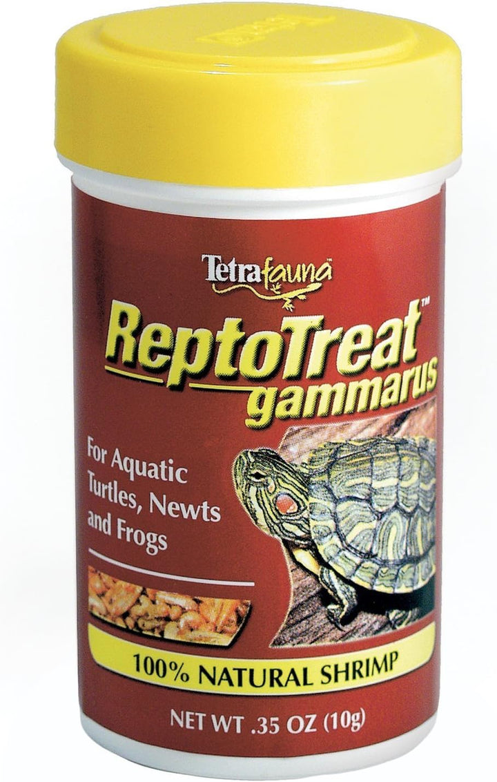 Reptotreat Gammarus 0.35 Ounce, Shrimp Treat for Aquatic Turtles, Newts and Frogs,100% SHRIMP