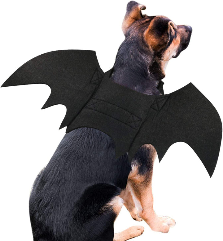 Dog Bat Costume - Halloween Pet Costume Bat Wings Cosplay Dog Costume Cat Costumes for Party L