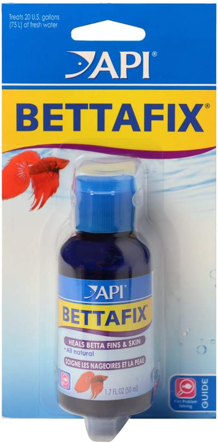 BETTAFIX Antibacterial & Antifungal Betta Fish Infection and Fungus Remedy 1.7-Ounce Bottle