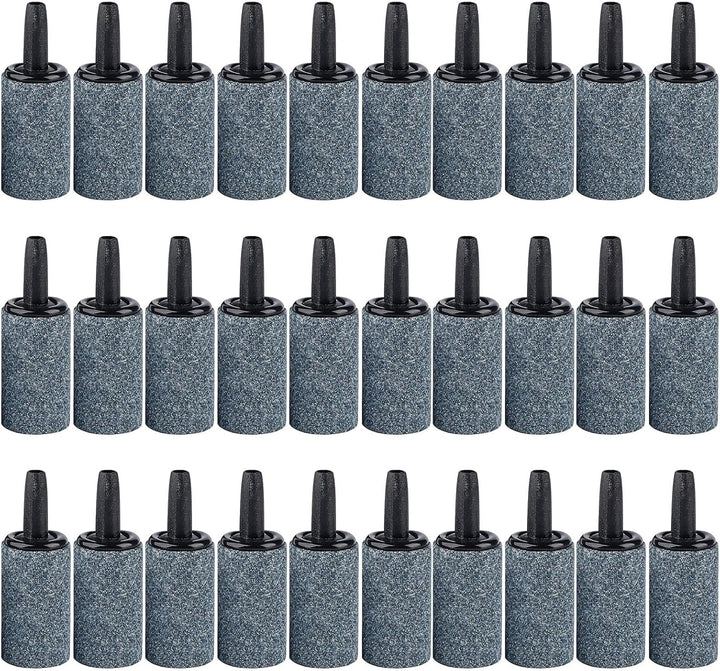 Aquarium Air Stone 1 Inch, Fish Tank Air Stone Aerator Bubble Diffuser for Nano Air Pumps Small Buckets and Fish Tanks, 10 Pack