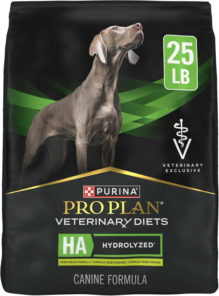 Purina  HA Hydrolyzed Protein Dog Food Dry Vegetarian Formula - 25 Lb. Bag