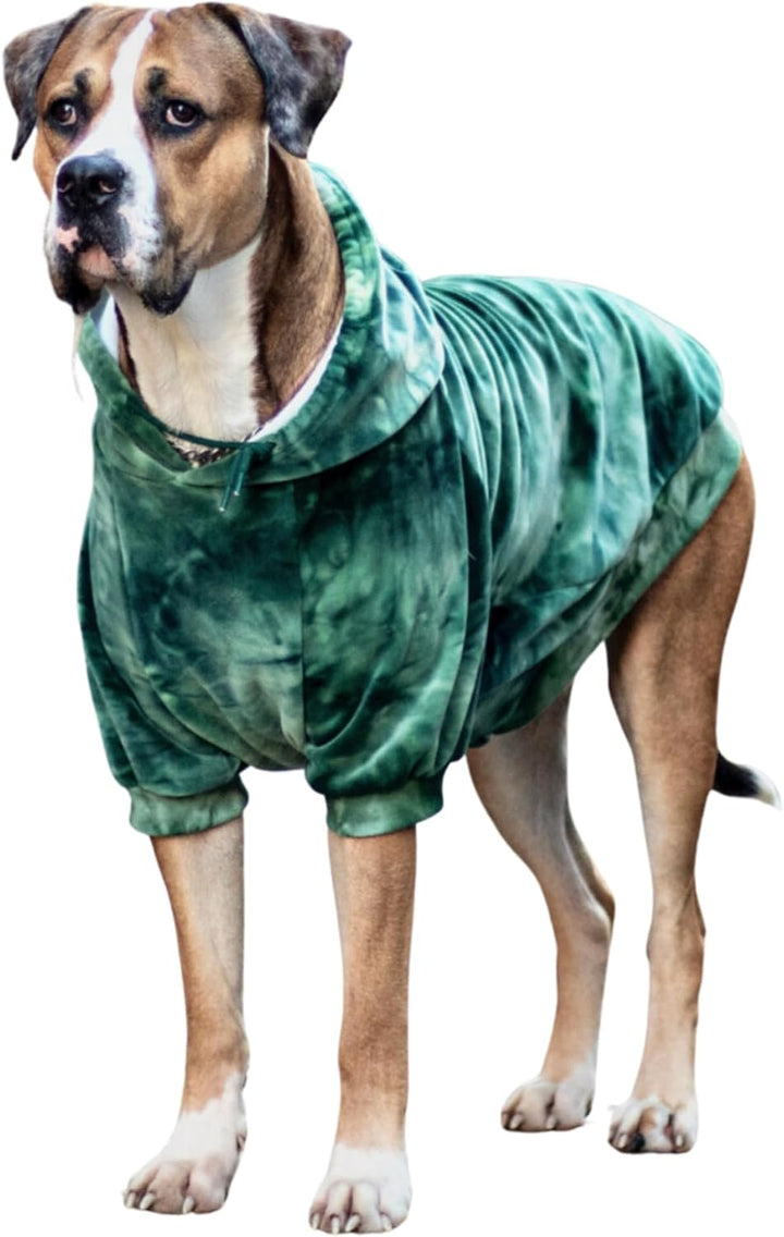 Dog Hoodie – Premium Dog Sweater for Small, Medium, and Large Dogs | Warm Outfits for French Bulldogs, Pitbull, Puppy, Winter Jacket Alternative - Cyber Punk - 3XL