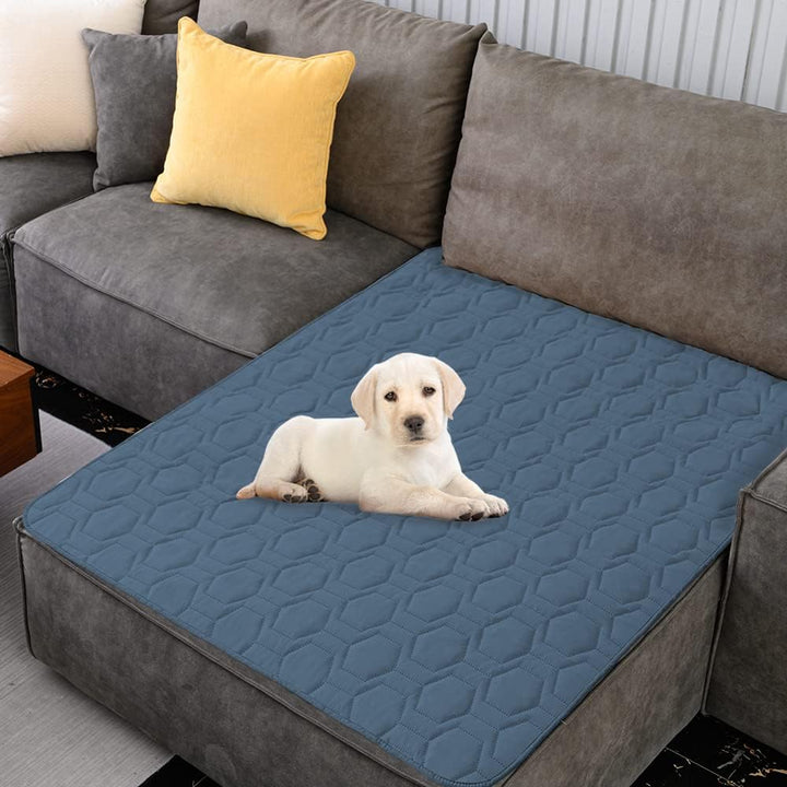 Waterproof and Anti-Slip Dog Bed Cover and Pet Blanket Sofa Pet Bed Mat ，Car Incontinence Mattress Protectors Furniture Couch Cover for Most Cats Dogs, Pets（52X82-Ivory）