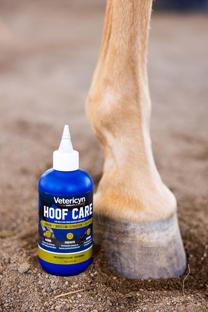 Mobility Equine Hoof Care for Sole and Frog Damage Caused by Thrush, White Line Separation, and Seedy Toe. 8 Ounces
