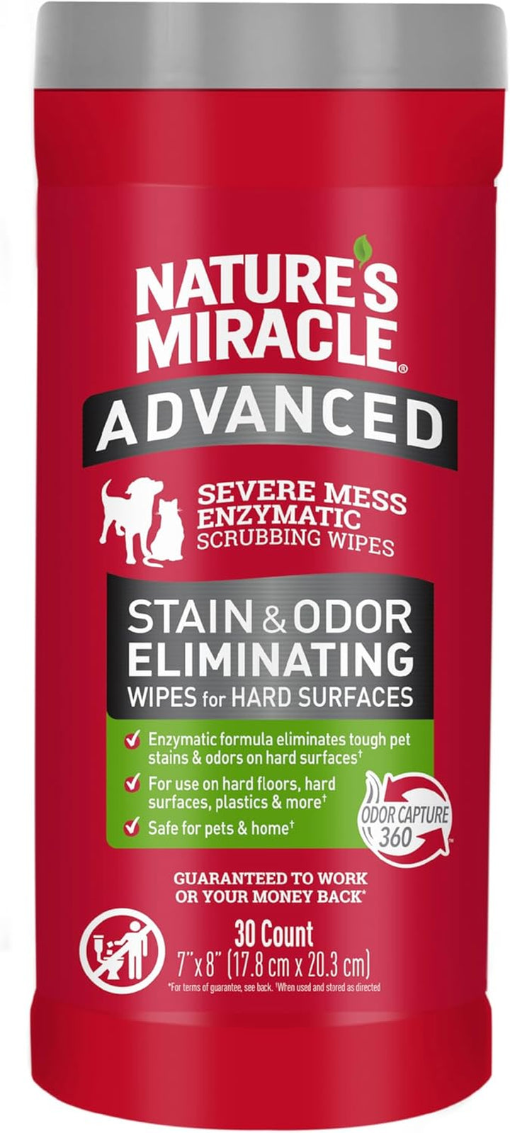 Nature’S Miracle Advanced Stain and Odor Eliminator Dog Spray, Fresh Scent, Severe Mess Enzymatic Formula for Tough Pet Messes, 32 Ounces