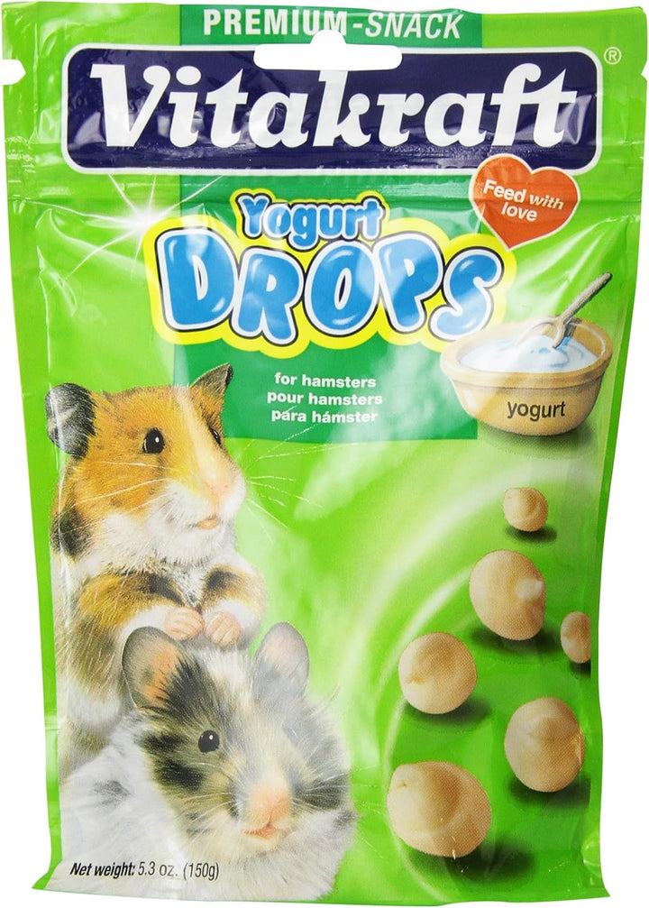 Drops Mini Banana & Cherry Flavor Dwarf Hamster, Rat, and Mouse Treat, 2.5 Oz, Multi