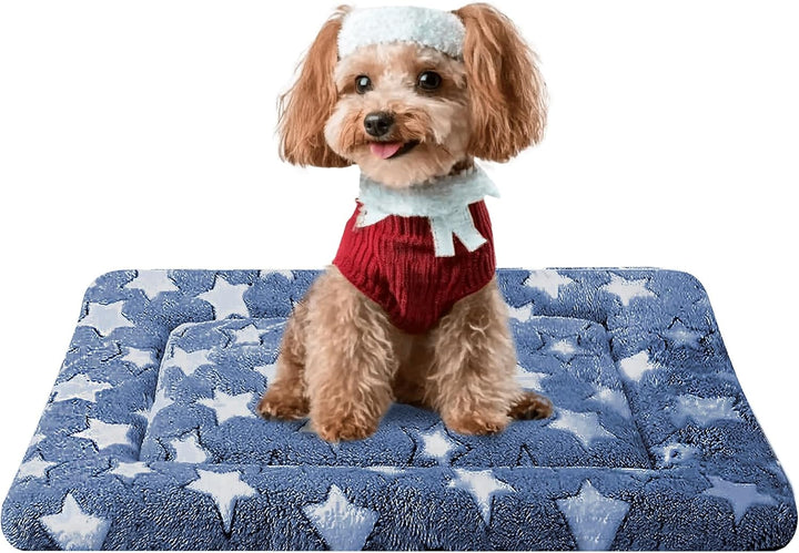 Dog Bed Mat - Dog Crate Pad - Reversible Dog Mat for Pet Comfort - Soft Bed Crate Pads with Dual-Sided Design for All Seasons - Durable, Machine Washable Mat for Crates, Travel, and Home