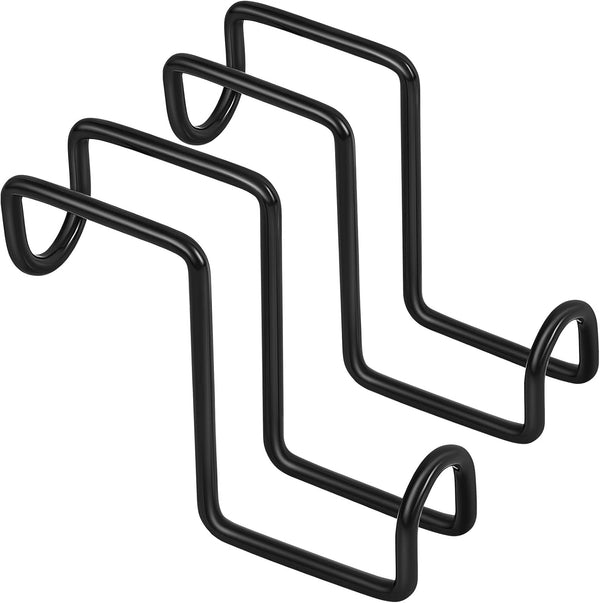 2 Pieces 4 Inch Tack Hook over Rail Bridle Hooks Heavy Duty Horse Water Bucket Hangers Metal Stall Hooks for Horses Tough Horse Halter Rack for Fishing Saddle Fence Door Holder