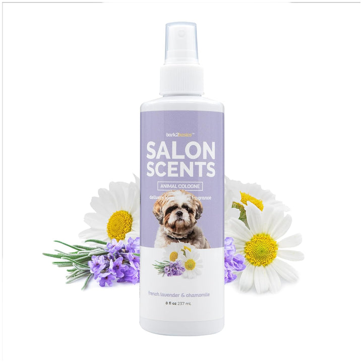 Salon Scents Pet Grooming Cologne - 8 Oz, Natural Professional Groomer Grade Perfume Deodorant for Dogs and Cats, Long Lasting, Deodorizing (Blueberry Pie)