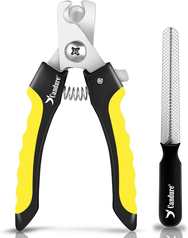 Cat Nail Clipper Stainless Steel Cat Claw Trimmers for Rabbits, Guinea Pigs, Birds, Puppies, Kittens and Small Animals Pet Nail Clipper for Professional and Home Use (Blue)