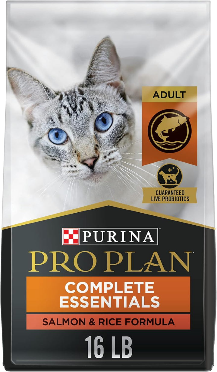 High Protein Cat Food with Probiotics for Cats, Chicken and Rice Formula - 7 Lb. Bag