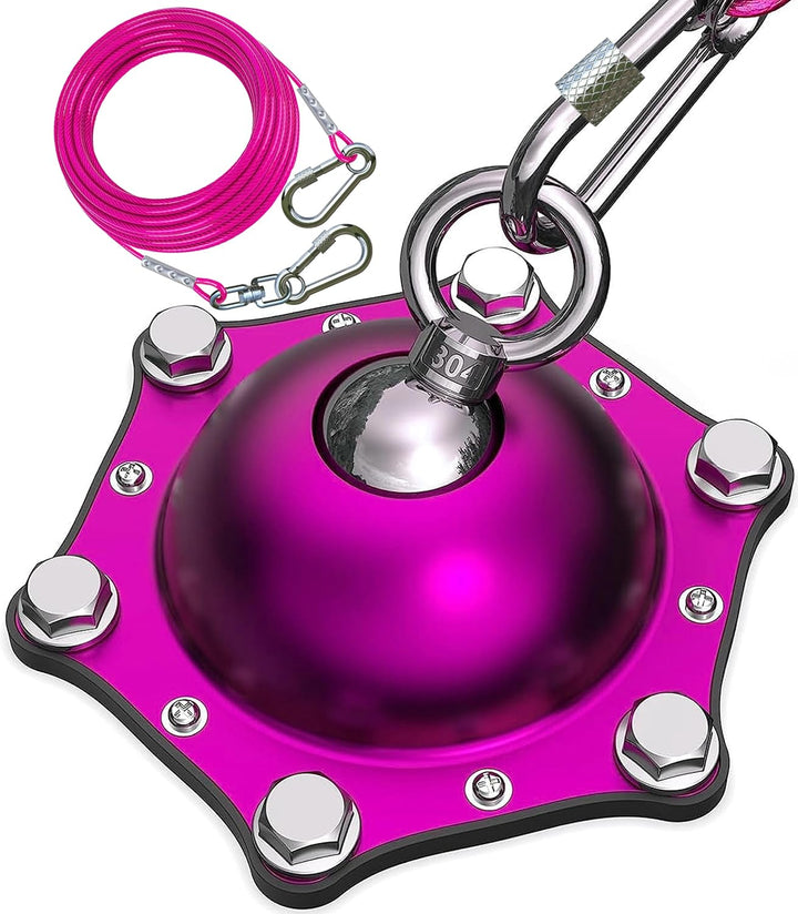 Dog Tie Out Cable and Stake for Camping,360°Swivel Dog Run- No Tangle,With 30FT Heavy Duty Cable, Runner for Yard - up to 150Lbs,Ideal for Outdoor Camping