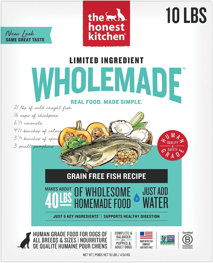 Wholemade™ Limited Ingredient Fish Dog Food, 10 Lb Box