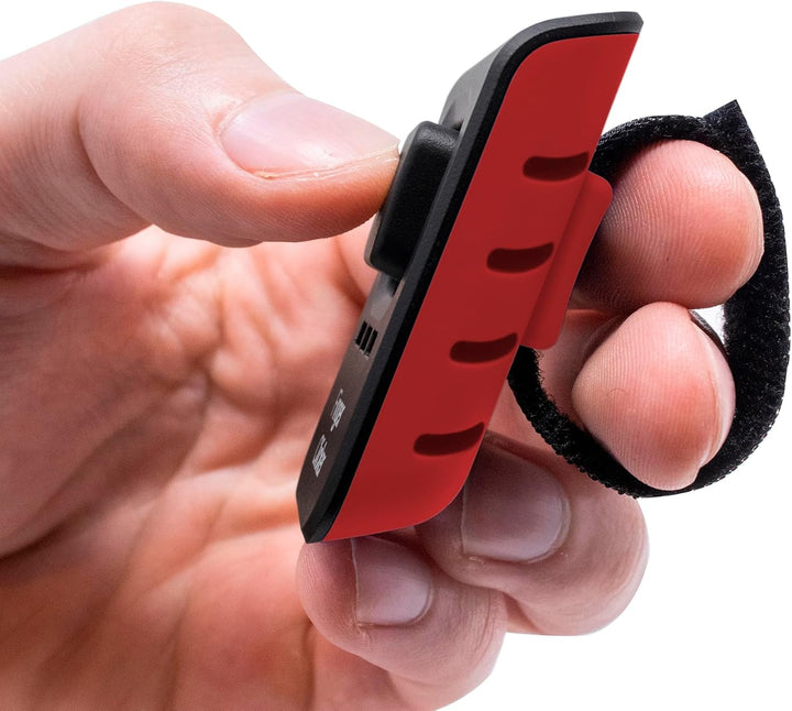 Dog Training Finger Clicker with Audible Sound for Positive Reinforcement, Behavior and Obedience Pet Trainer, Red