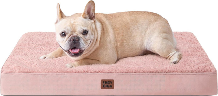 Orthopedic XL Dog Beds for Extra Large Dogs with Removable Washable Cover for Crate, Grey, 41X27