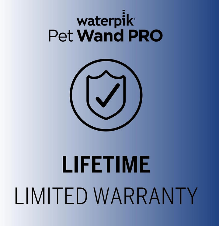 Pet Wand Pro Dog Shower Attachment for Fast and Easy Dog Bathing and Cleaning, Indoor and Outdoor Sprayer Includes 8-Foot Flex Hose, Blue/Grey, PPR-252E