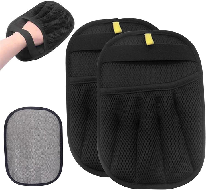 Pet Hair Removal Glove | Electrostatic Reusable Cat & Dog Magic Brush Hair Remover Tool for Furniture, Carpet, Couch | Upgraded 5-Finger Design | Gentle Grooming Tool for Pets(Eco-Friendly) (1 PCS)