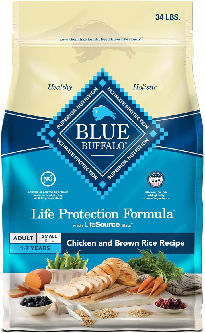 Life Protection Formula Natural Adult Small Breed Dry Dog Food, Chicken and Brown Rice 5-Lb Trial Size Bag