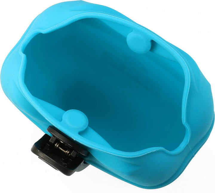 Silicone Dog Treat Pouch-Small Training Bag-Portable Dog Treat Bag for Leash with Magnetic Closure and Waist Clip Airtight Sealed - 2Pieces [US Design Patent]