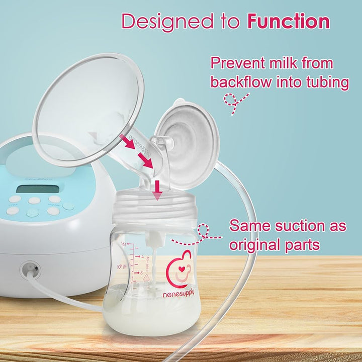 Backflow Protector Duckbill Valve Compatible with Spectra S1 S2 Synergy Gold Breast Pumps Replacement for Spectra Pump Parts Backflow Protector S1 S2 Replacement Parts Accessories