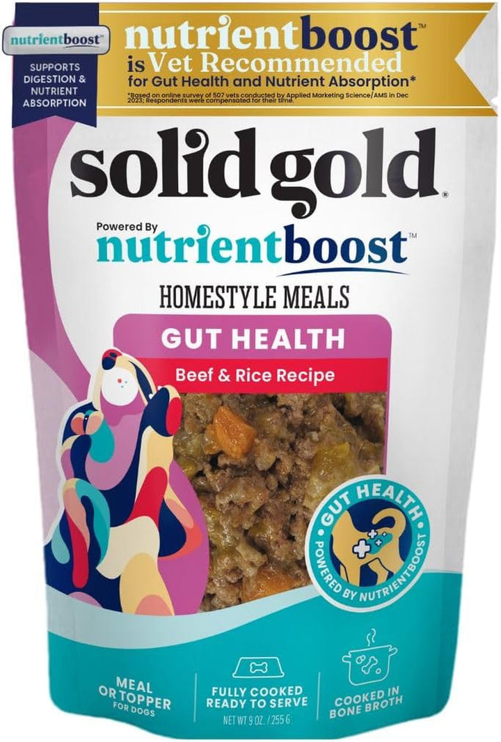 Homestyle Meals Wet Dog Food - Soft Food for Dogs W/Chicken, Bone Broth & Superfoods for Skin & Coat Health - Dog Toppers for Dry Kibble - Fresh Refrigerated Full Meal Replacement -9Oz/6Ct