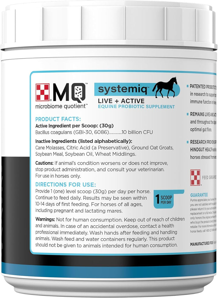 ® Systemiq™ Probiotic Horse Supplement | 2 Pounds (2 LB)