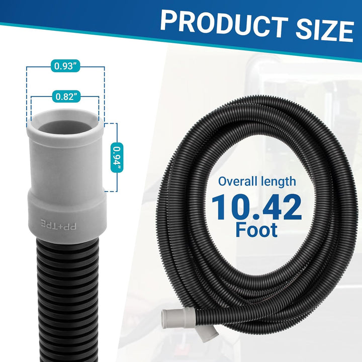 Aquarium Ribbed Hosing for Fluval 407 307 Replacment Parts, Aquarium Pumps & Filters 406 306 Hose, Aquarium Tubing Compatible with Fluval Hose A20015