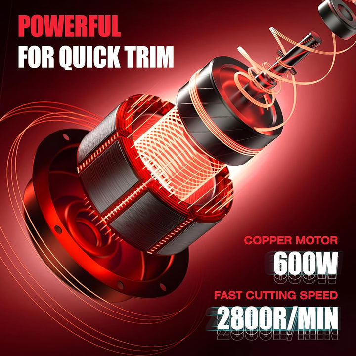 Horse Clippers, 600W Professional Heavy Duty Horse Body Clippers, 6-Speeds Large Livestock Clippers for Body Clipping Horse Equine Cattle and Thick Coat Animals, with One Set of Extra Blades