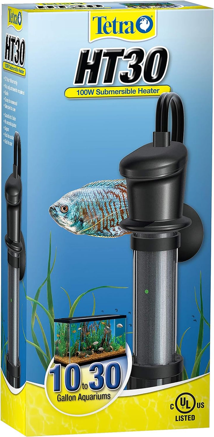 26446 HT Submersible Aquarium Heater with Electronic Thermostat, 100-Watt, Multicolor, 10-30 Gallon