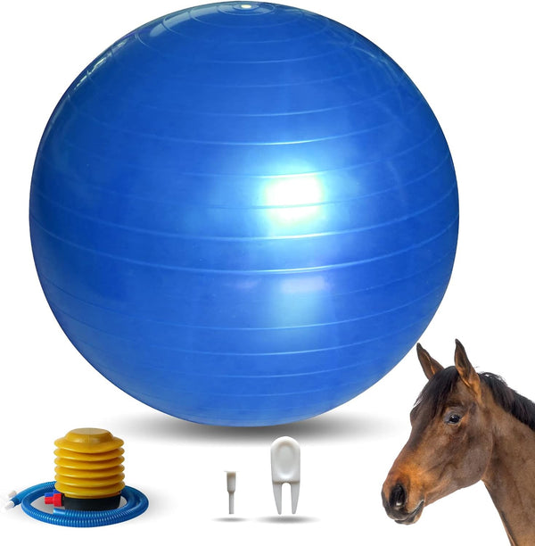 17 Inch Horse Play Balls Anti-Burst Herding Ball for Horse Mega Equine Ball for Play Training Horses Soccer Balls