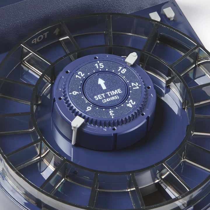 14-Feed Automatic Aquarium Fish Feeder (F14) - Timer Controlled for Precise Reliable Feeding, Vacation or Daily Use with Included Clamps, Serves up to 14 Meals