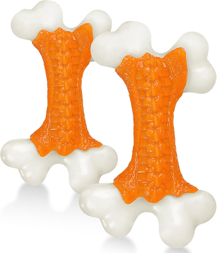 Tough Dog Toys, Toys for Aggressive Chewers Large Breed, Chew Dogs, Bone Toy Nylon Dogs Almost Indestructible