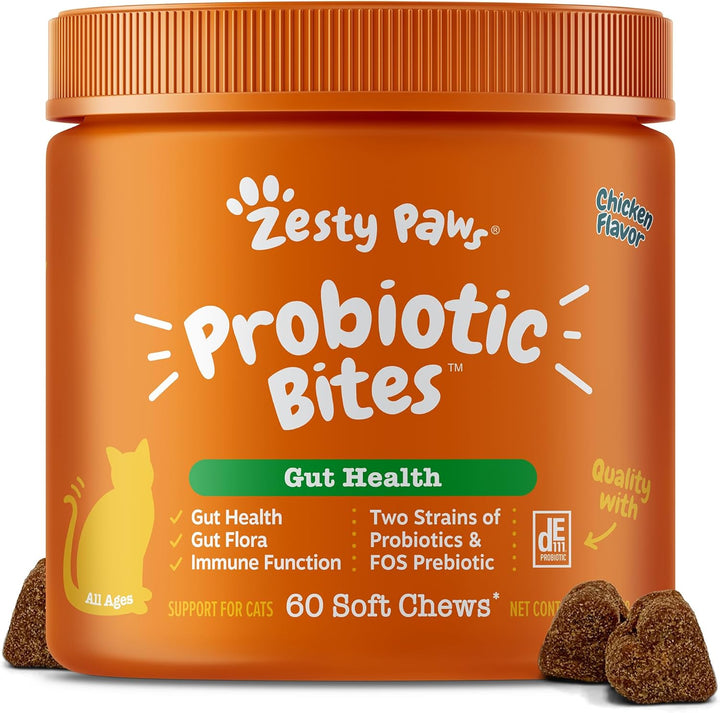 Probiotics for Dogs - Digestive Enzymes for Gut Flora, Digestive Health, Diarrhea & Bowel Support - Clinically Studied DE111 - Dog Supplement Soft Chew for Pet Immune System - Pumpkin