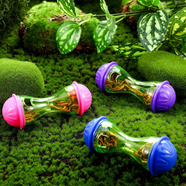 3 Pcs Bearded Dragon Toys for Tank Bearded Dragon Accessories Tank Accessories Reptile Enrichment Toys Habitat Interactive Plaything for Lizard