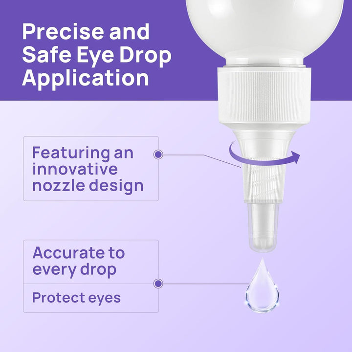 Dog Eye Drops 5.1 Fl Oz Eye Drops for Dogs and Cats Vet-Recommended Dog Eye Infection Treatment to Soothe Infection Allergy, Relieve Dry Eyes Pink Eyes, Pet Tear Stain Cleaner