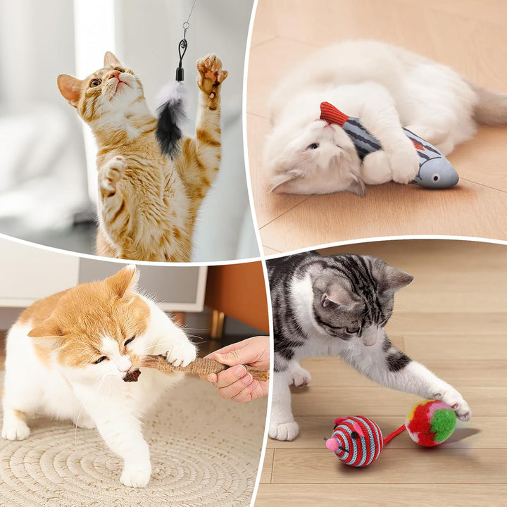 Cat Toys Variety Pack for Kitty 20 Pieces