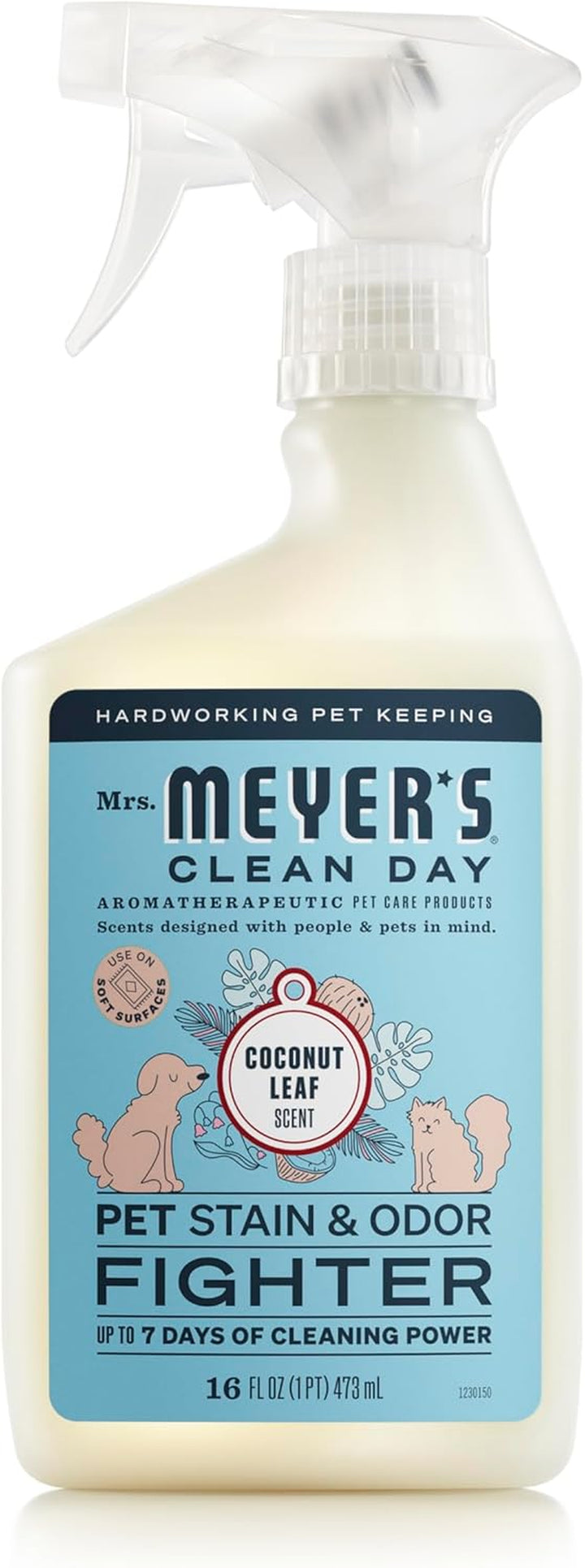 CLEAN DAY Pet Stain & Odor Fighter, Orange Blossom Scent, 16Oz