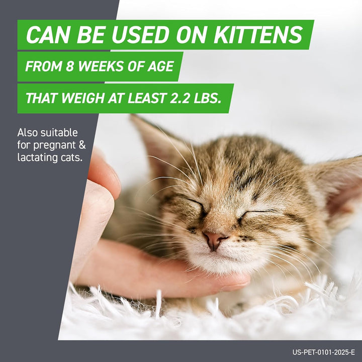 plus Flea and Tick Treatment for Cats over 1.5 Lbs. 3 Treatments