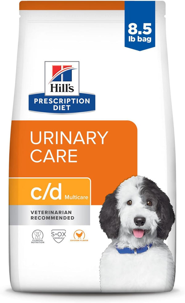 C/D Multicare Urinary Care Chicken Flavor Dry Dog Food, Veterinary Diet, 8.5 Lb. Bag