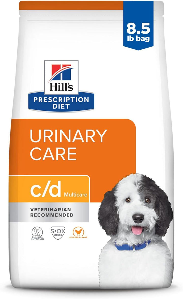C/D Multicare Urinary Care Chicken Flavor Dry Dog Food, Veterinary Diet, 8.5 Lb. Bag