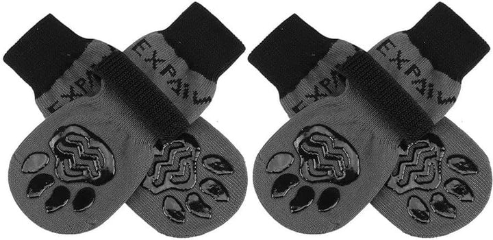 anti Slip Dog Socks to Prevent Licking Paws, Dog Shoes for Hot Pavement, Dog Booties for Small Medium Large Senior Dogs, Traction Control Boots & Paw Protectors for Hardwood Floors