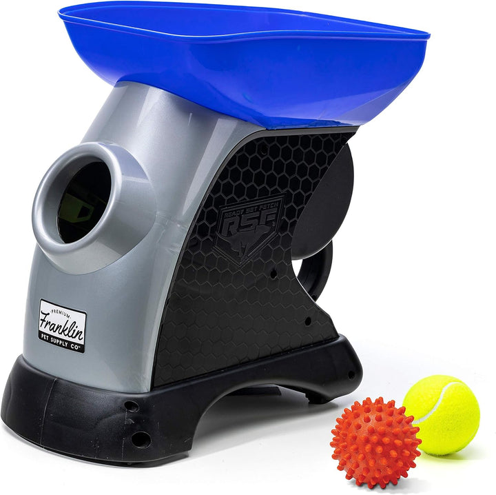 Ready Set Fetch Automatic Tennis Ball Launcher Dog Toy - Electronic Thrower for Fetch + Playtime - Launches up to 40 Feet - Official Size