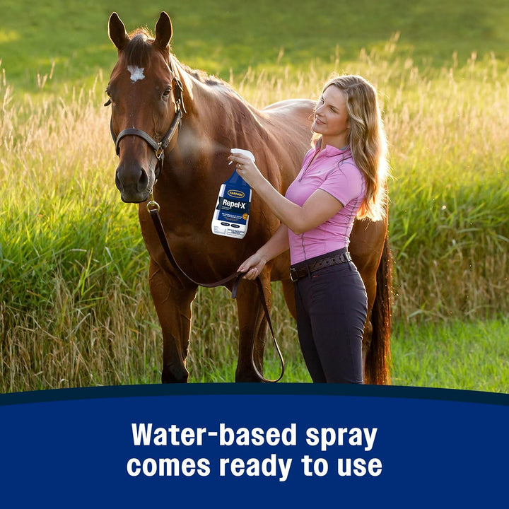 Repel-X Insecticide & Repellent Water-Based Fly Spray for Horses, Dogs and Premises, 32 Ounces