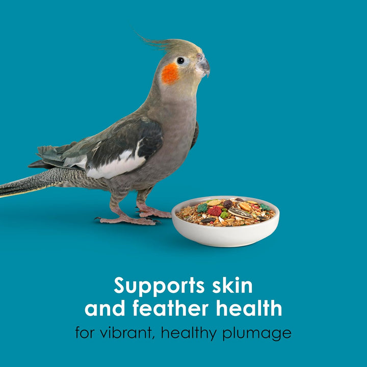 Forti-Diet Pro Health Nourish+Protect Cockatiel Food, Comprehensive Nutrition Backed by Science, Digestive Health, Immune Support, 5 Pounds
